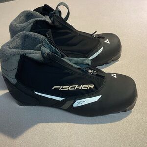 Fischer XC Pro Black and Gray Ski Boots